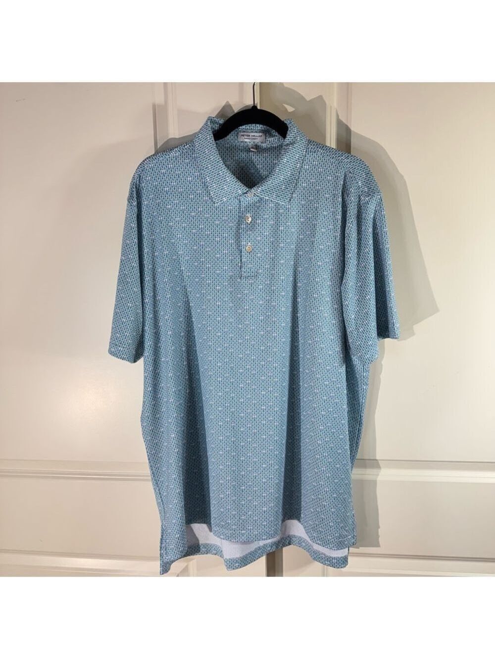 Peter Millar Cocktail Motif Patterned Summer Comfort Performance Polo/Golf Shirt
